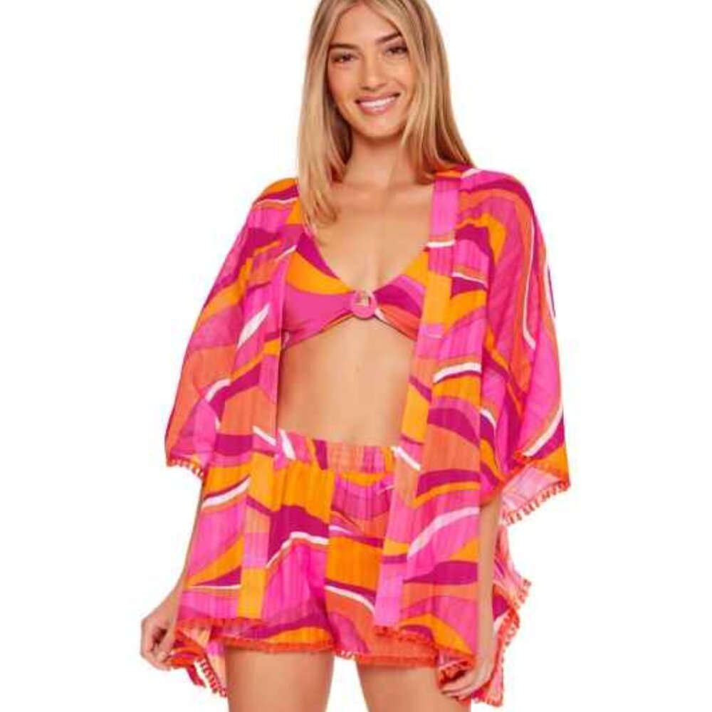 🌸🌸TRINA TURK 🌸🌸 Vivid Vista CoverUp O/S